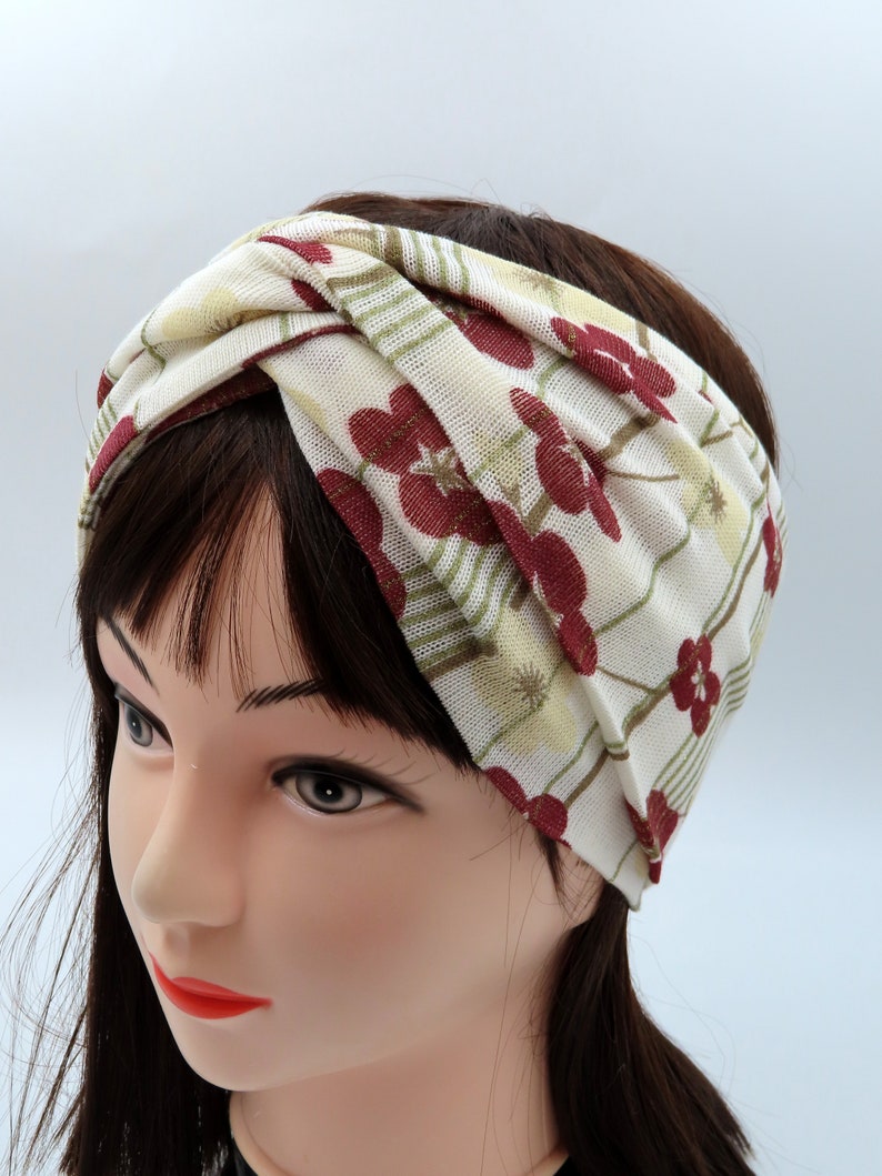 Cherry Blossom Headband Twist/sakura Blossom Headwrap/japanese | Etsy