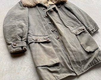 Vintage 40s WWII Swedish Army M1909 Winter Parka Jacket Coat Sheepskin Shearling Lined Military Rugged Style - Etsy Vintage 40s WWII Swedish Army M1909 Winter Parka Jacket Coat Sheepskin Shearling Lined Military Rugged Style - Etsy
