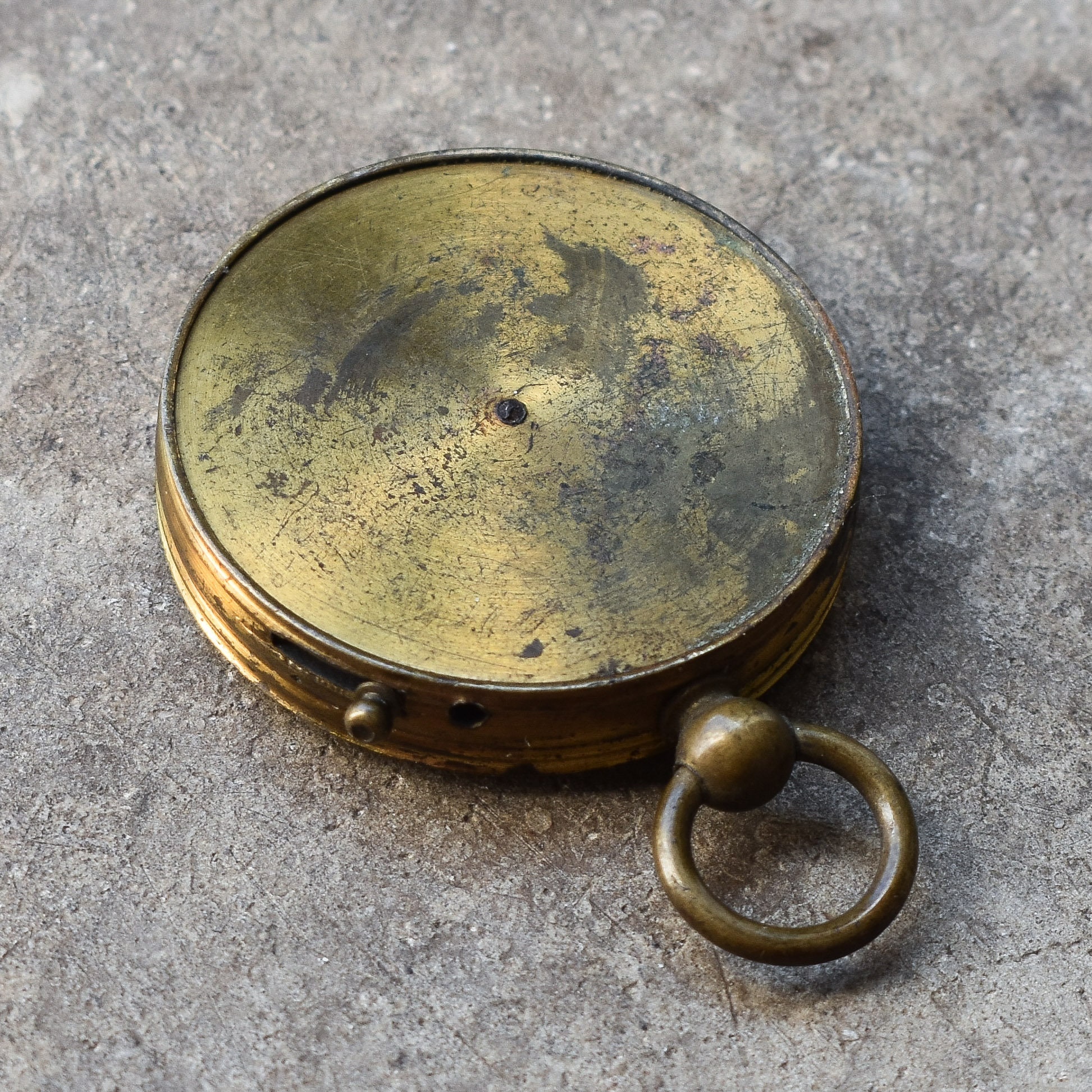 Antique French Rusty Compass Collectible Carpenter Rusty,  France