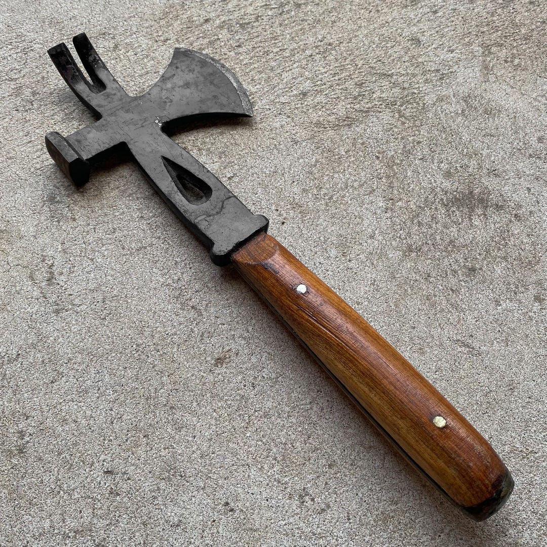 Vintage 1950s 50s German Multitool Tool Hatchet Hammer Bushcraft Hiking ...
