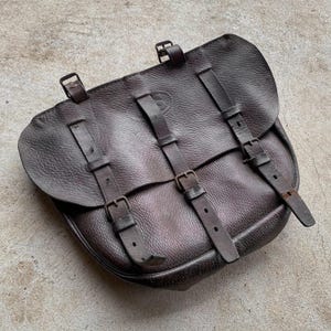 Us Cavalry Leather Saddle Bag - Etsy