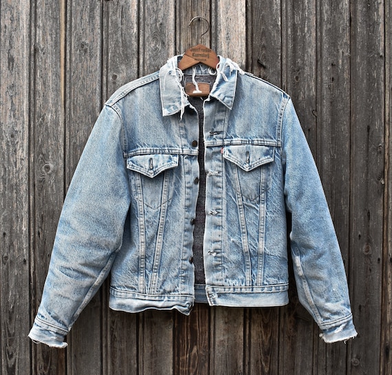 levi's ripped jacket