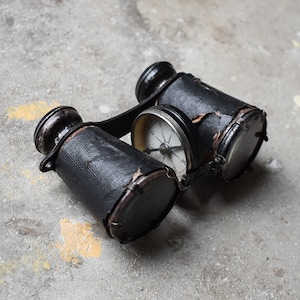 Antique 19th Century 1800s German Fideleo Binoculars Compass Multitool Pioneer Tool Gear Hiking Bushcraft Gear Decor