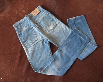 Vintage 80's Levi's 510 Orange Tab Jeans W 29 L 31