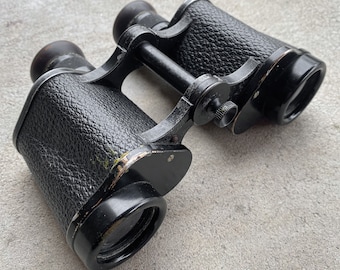 Antique Vintage 30s 1930s Carl Zeiss Jena Silvamar 6×30 Binoculars
