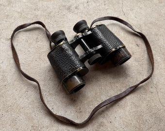 Antique Vintage Early 1900s Carl Zeiss Jena DF 8x Bent Shoulders
