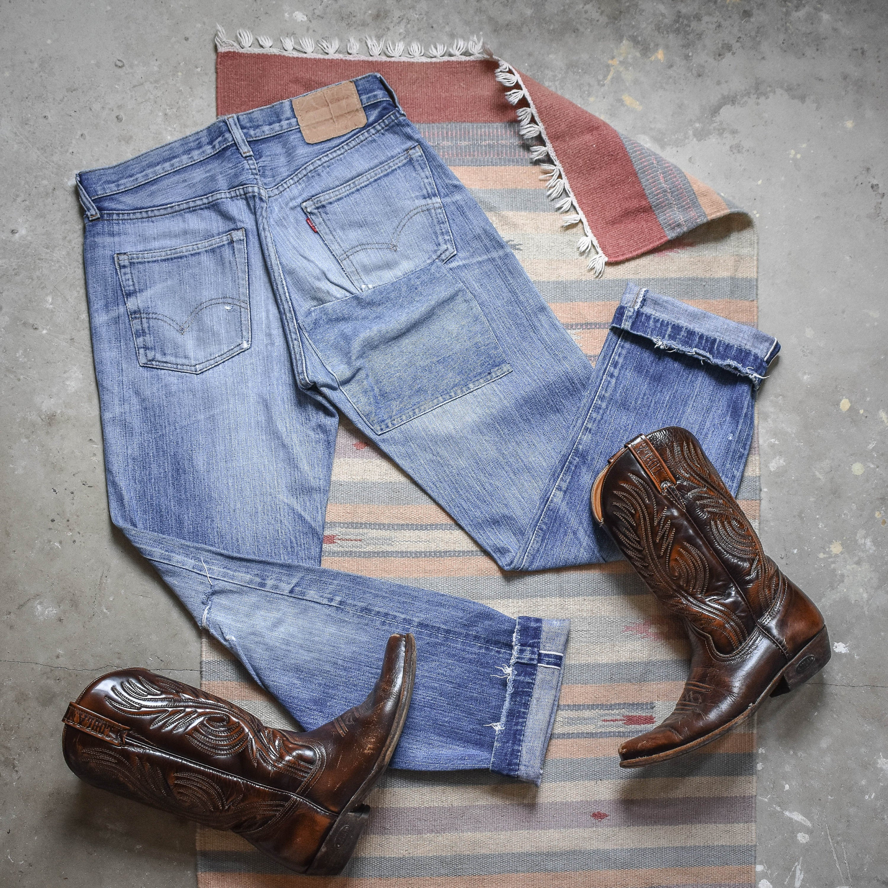 Vintage 60's Levi's Big E Single Stitch Selvedge 501 Jeans