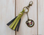 Pendant green butterfly