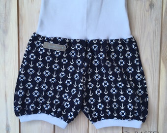 Short pants blue white maritime 98/104