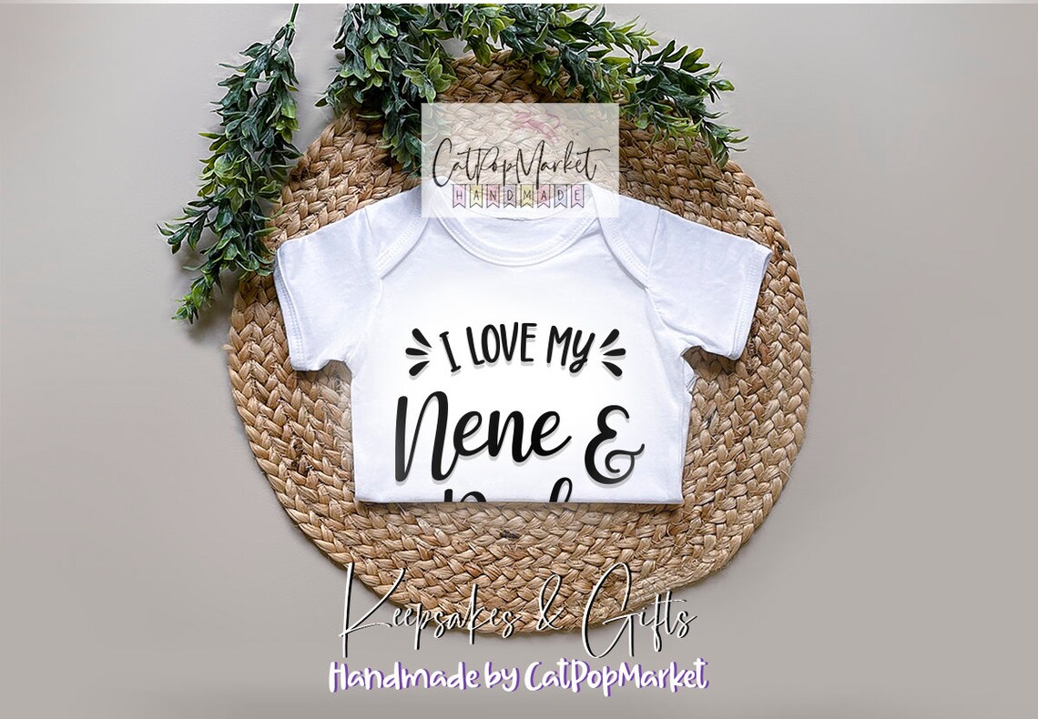 Love My Nene Dede Baby Vest Türk bebek Grandparents Baby