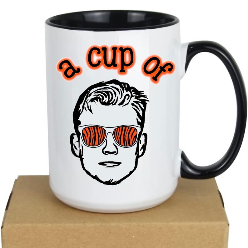 15oz Cup of Joe Ceramic Coffee Mug Football Mug Football Gift Sports