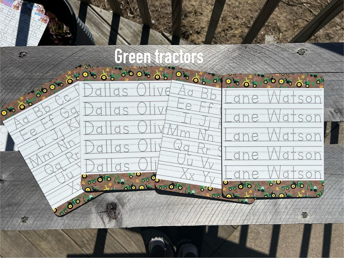 Dry Erase Boards for Tracing | Name Tracing | ABC Tracing | Preschool ...