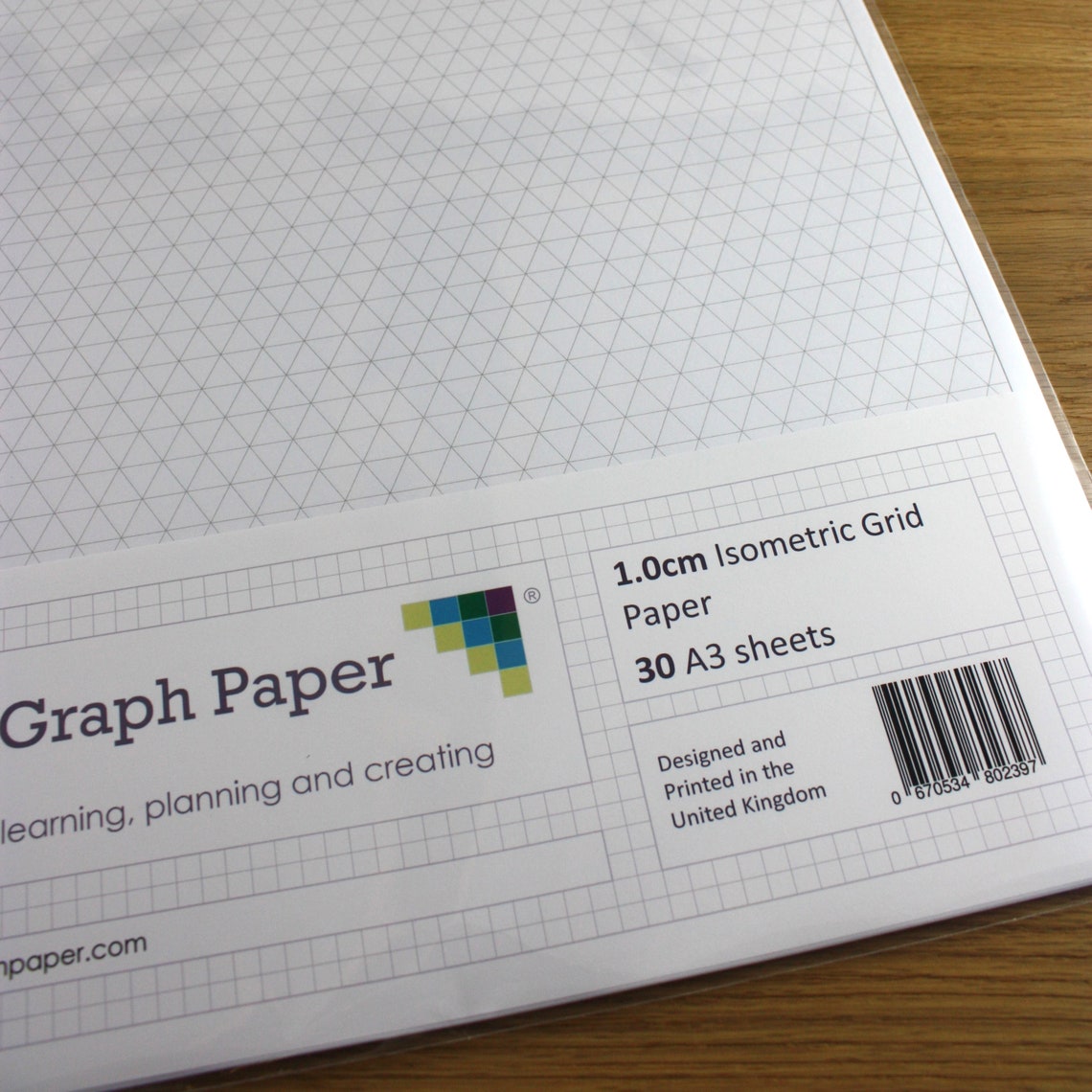 A3 Graph Paper Pack 1cm 10mm Isometric 30 Looseleaf Sheets Etsy