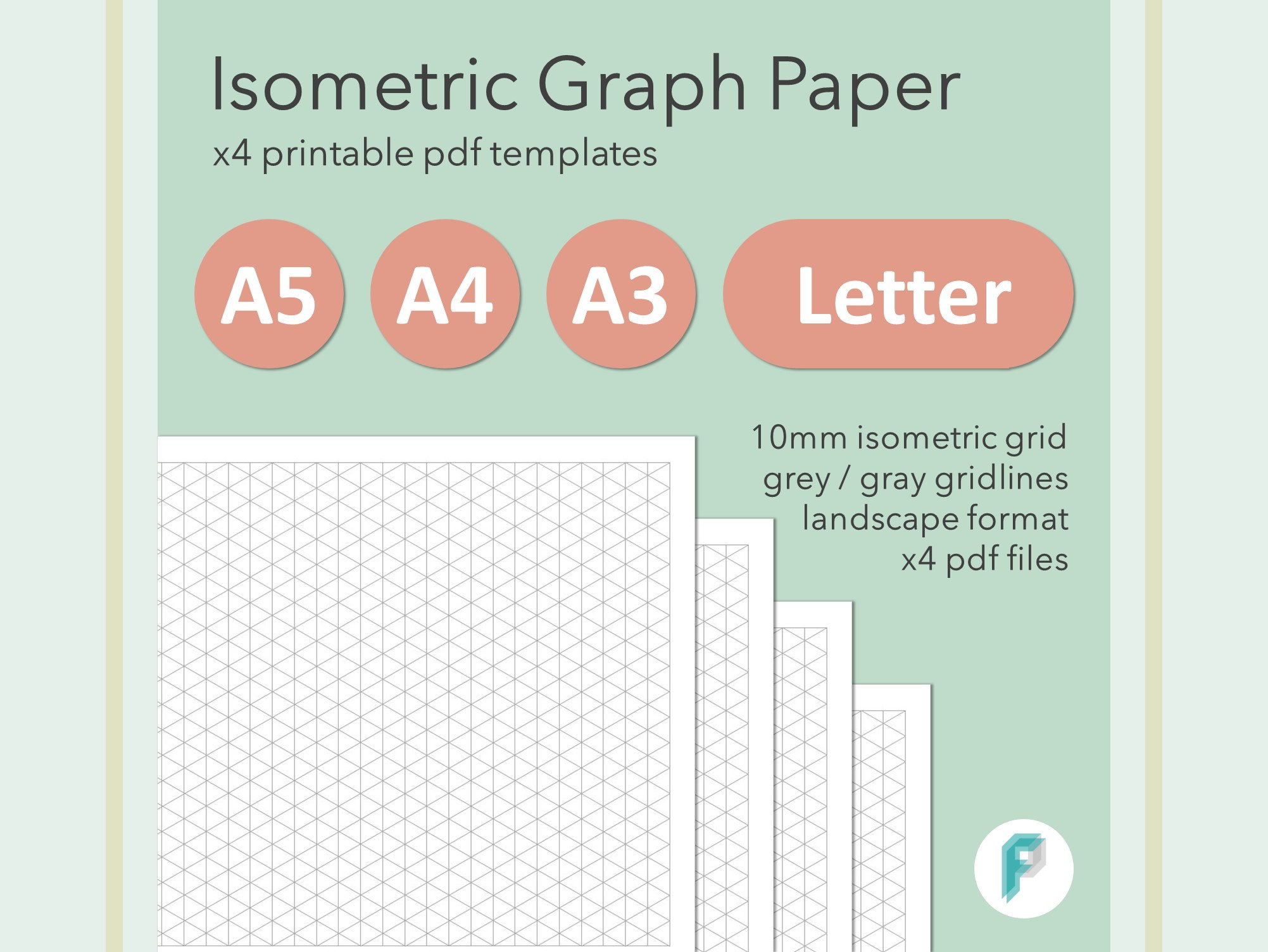 Isometric Dot Paper Free Printable  Isometric paper, Isometric graph paper,  Isometric grid
