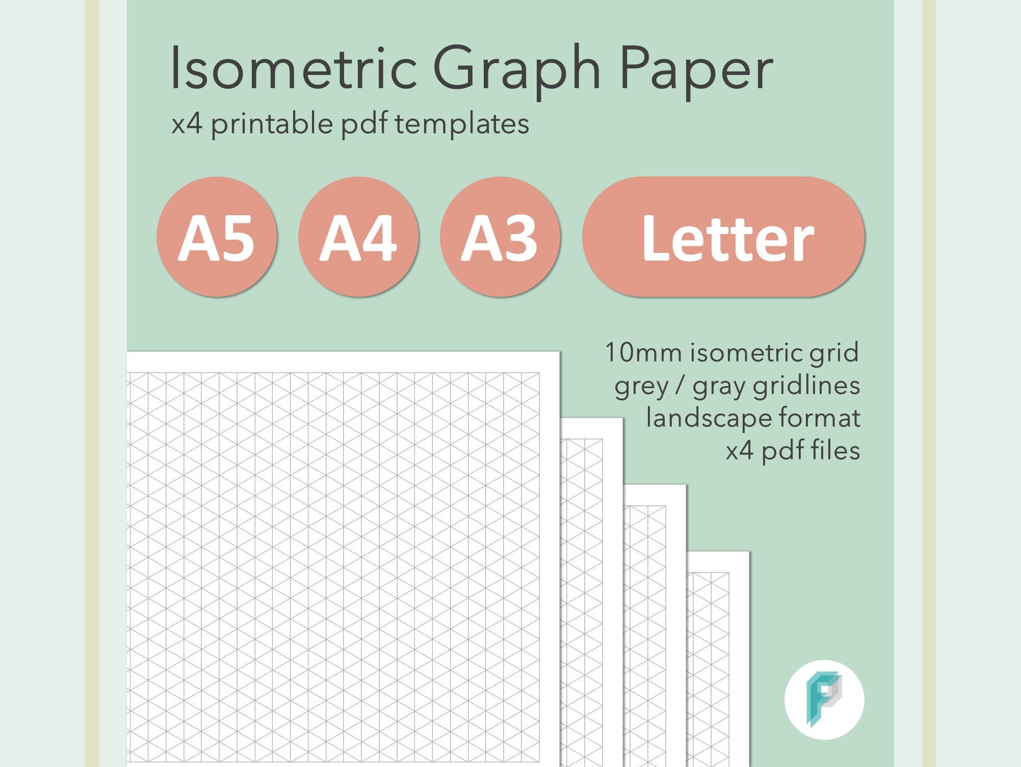 Isometric Dot Paper Free Printable  Isometric paper, Isometric graph paper,  Isometric grid