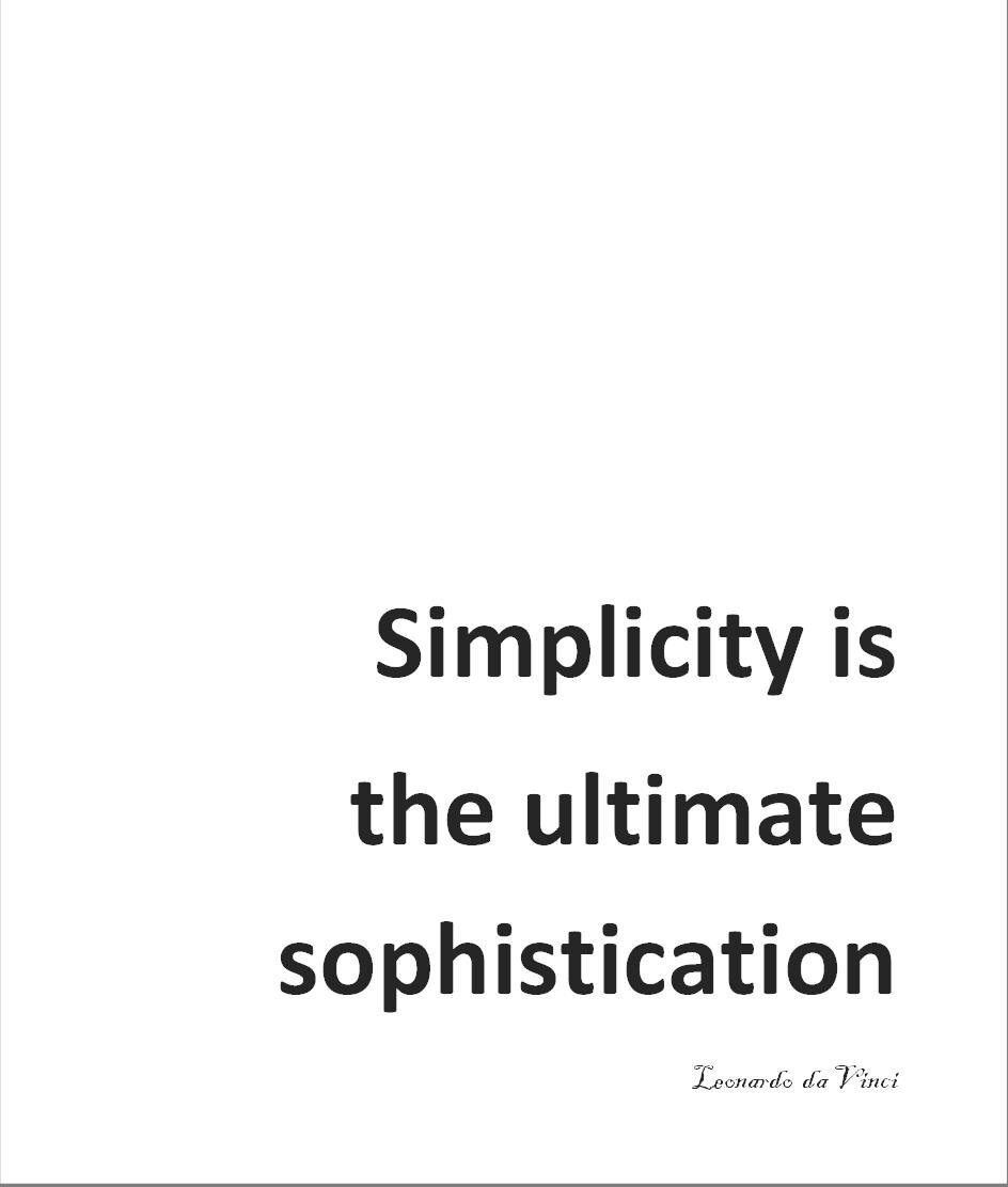 Da Vinci Quote Digital Download / Simplicity Is the Ultimate | Etsy