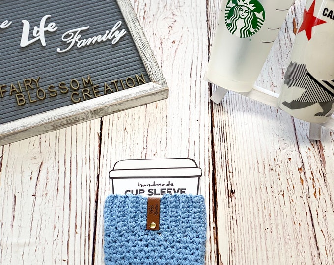 Coffee cozy/'s Cup cozy/'s Sky Blue Cozy/'s