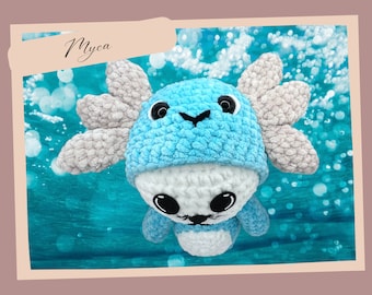 PDF Pattern only - Myca the axolotl /kitty in a costume series