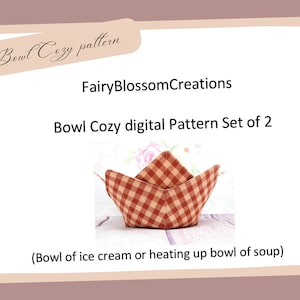 Bowl Cozy PDF Pattern