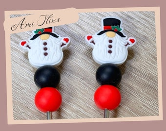 Christmas Ami stick pk of 2/Crafters tool/crochet piece holder/knitting needles