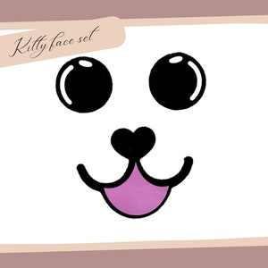 felt eyes and nose/mouth set