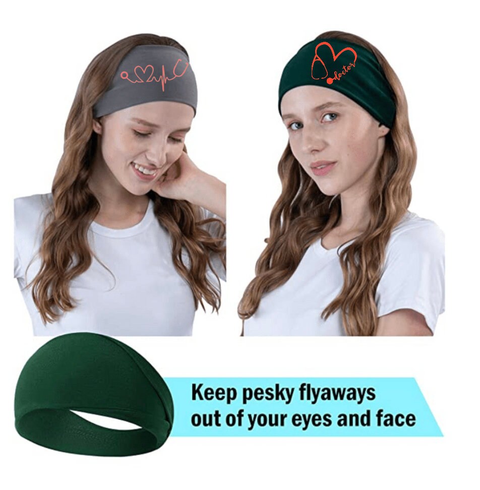 Nurse headband Doctor headband Turban Head wrap Sports Etsy