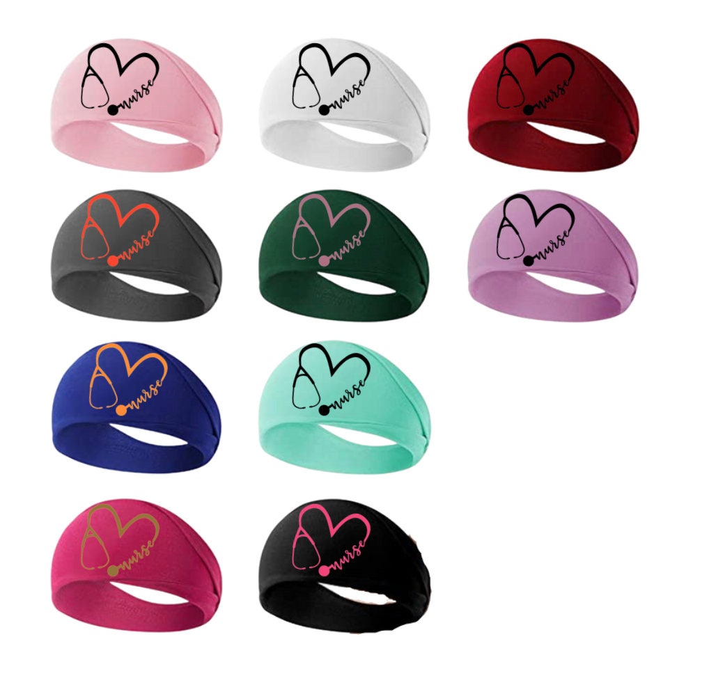 Nurse headband Doctor headband Turban Head wrap Sports Etsy