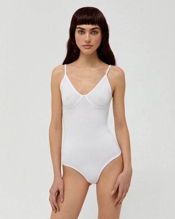 White bodysuit Etsy