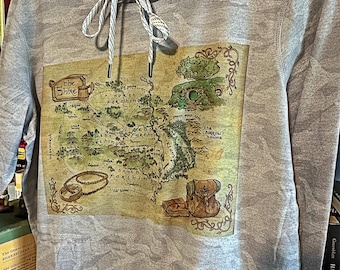 Shire Map Hoodie Größe Medium