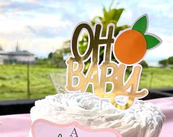 Oh Baby Shower Cake Topper, Oh Baby Cake Topper, Little Cutie Baby Shower, Baby Shower Cake Topper, Cutie Baby Shower, Little Cutie Party