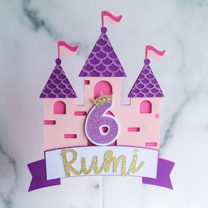 Princess Cake Topper | Princess Party Decorations | Princess Birthday Party | Personalized Princess Cake Topper | Cake Topper Princess