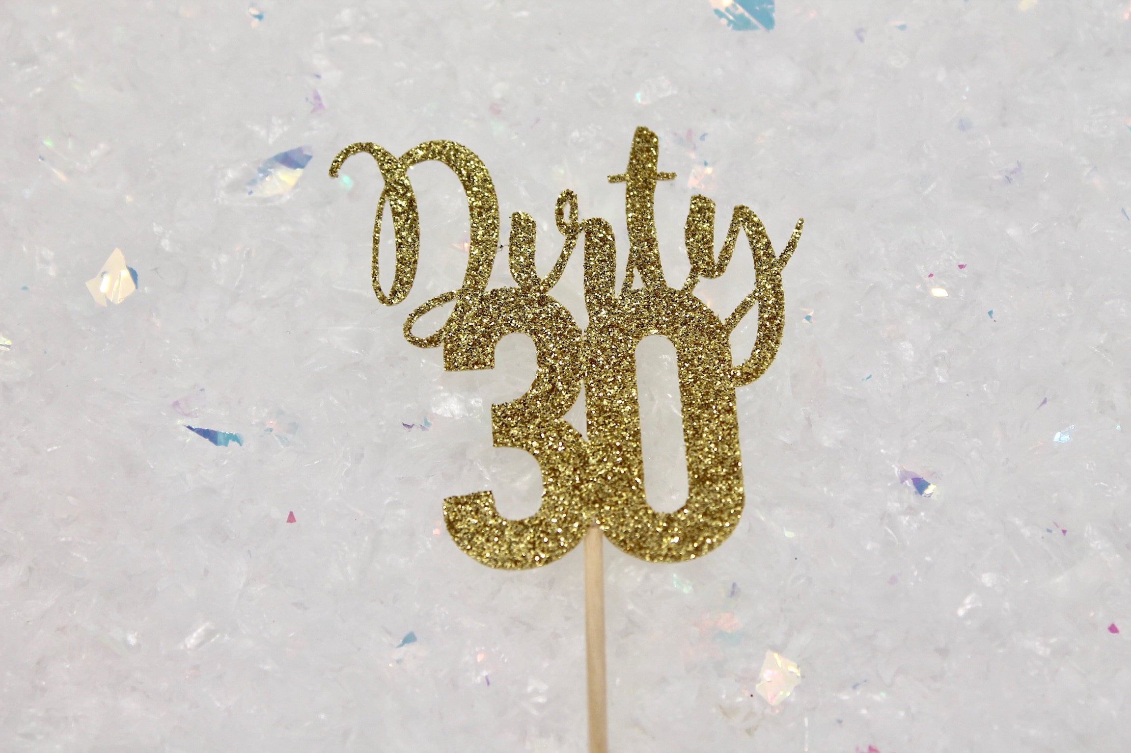 12 Ct. Dirty Thirty Cupcake Toppers Dirty Thirty Birthday Etsy