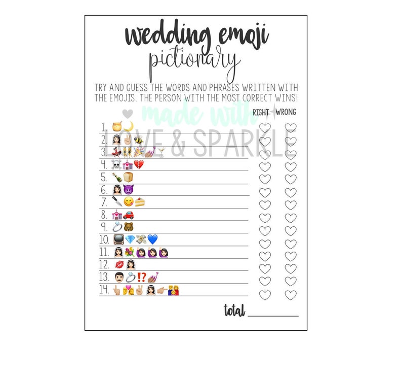 Bridal Shower game, bridal emoji game, bachelorette party game, printable bridal shower games, Minimalist bridal party games printable wedding shower game fun bridal shower games instant download, Printable wedding emoji game, bridal shower games