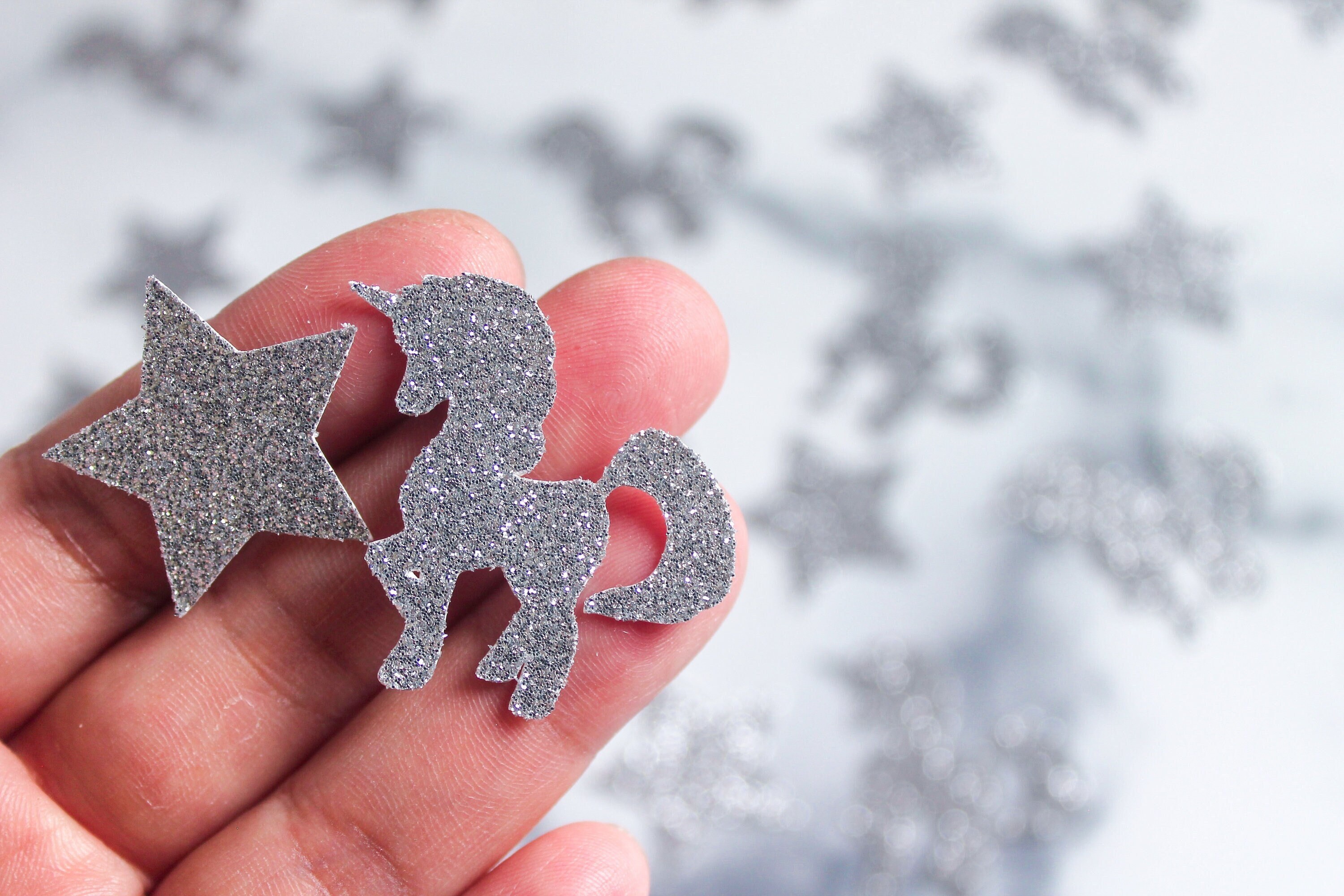 Rainbow Unicorn Birthday Decorations Glittery Party Supplies Glitter Confetti Birthday Party Decorations Glitter Unicorn