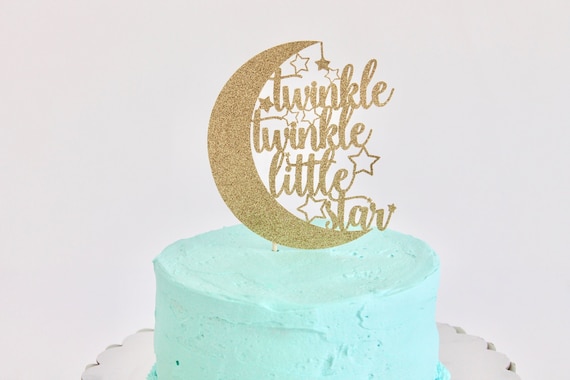 Twinkle Twinkle Little Star Cake Topper Smash Cake Topper Baby Shower Cake  Topper Twinkle Twinkle Baby First Birthday Cake Topper 