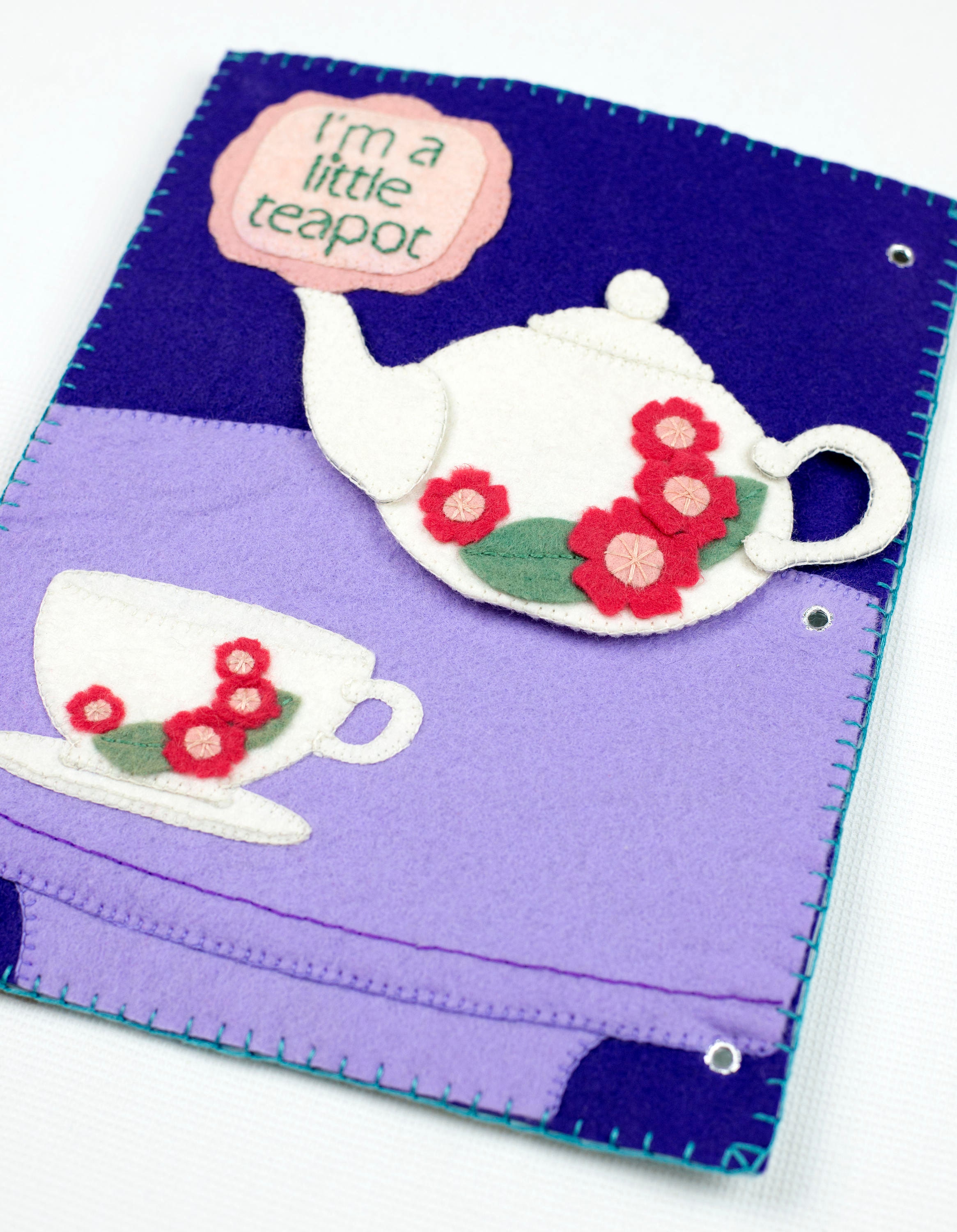 I'm A Little Teapot Felt Book Pattern PDF Etsy