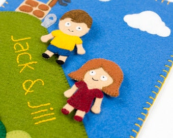 Jack and Jill Felt Book Pattern PDF