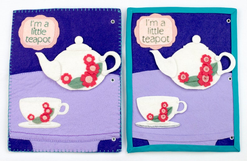 Buy I'm A Little Teapot Felt Book Pattern PDF Online in India Etsy