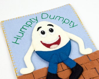 Humpty Dumpty Felt Book Pattern PDF