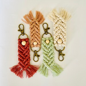 Macrame Keychains | Boho Keychains | Boho Wedding Favors | Bridesmaid Gifts | Favors | Macrame Charms