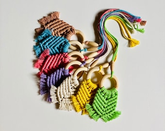 Difusores de aceite / Macrame encanto del coche / adornos / decoración del boho / encanto del espejo retrovisor / hecho a mano