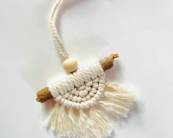 Adornos de canela en rama / Macrame / Adornos / Arte de fibra