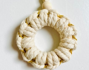 Adornos clásicos / Adornos Macrame / Decoración navideña / Vacaciones / Adornos / Hecho a mano