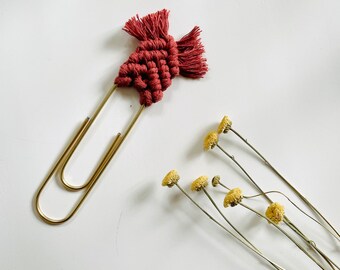 Marcador de macramé / Marcador / Favor de fiesta