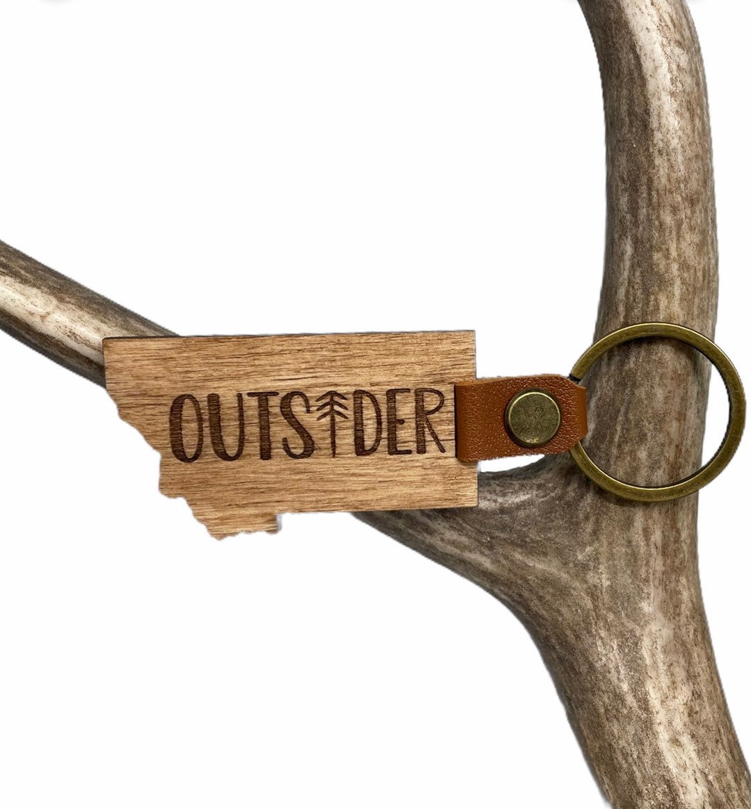 Outsider Montana Montana Keychain Gift for Christmas Etsy