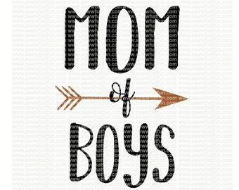 Mom of boys SVG, cutting file, vinyl file, svg, svg file, cameo file, cricut, mama, boy mama, boy, mom, svg file, cameo, mama of boys