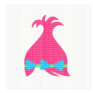 Troll SVG, archivo de corte, diseño de vinilo troll, archivo de vinilo, troll, archivo svg, archivo cameo, cricut, archivo, diseño, marco de monograma, pelo troll, pelo