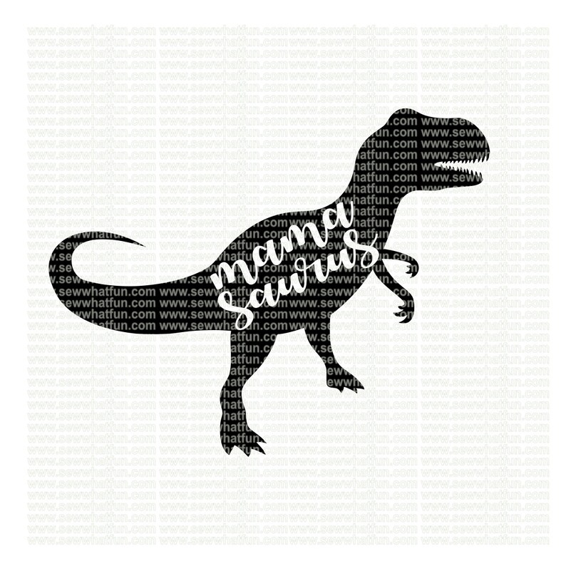 Download Mama Saurus SVG cutting file vinyl file svg dinosaur svg | Etsy