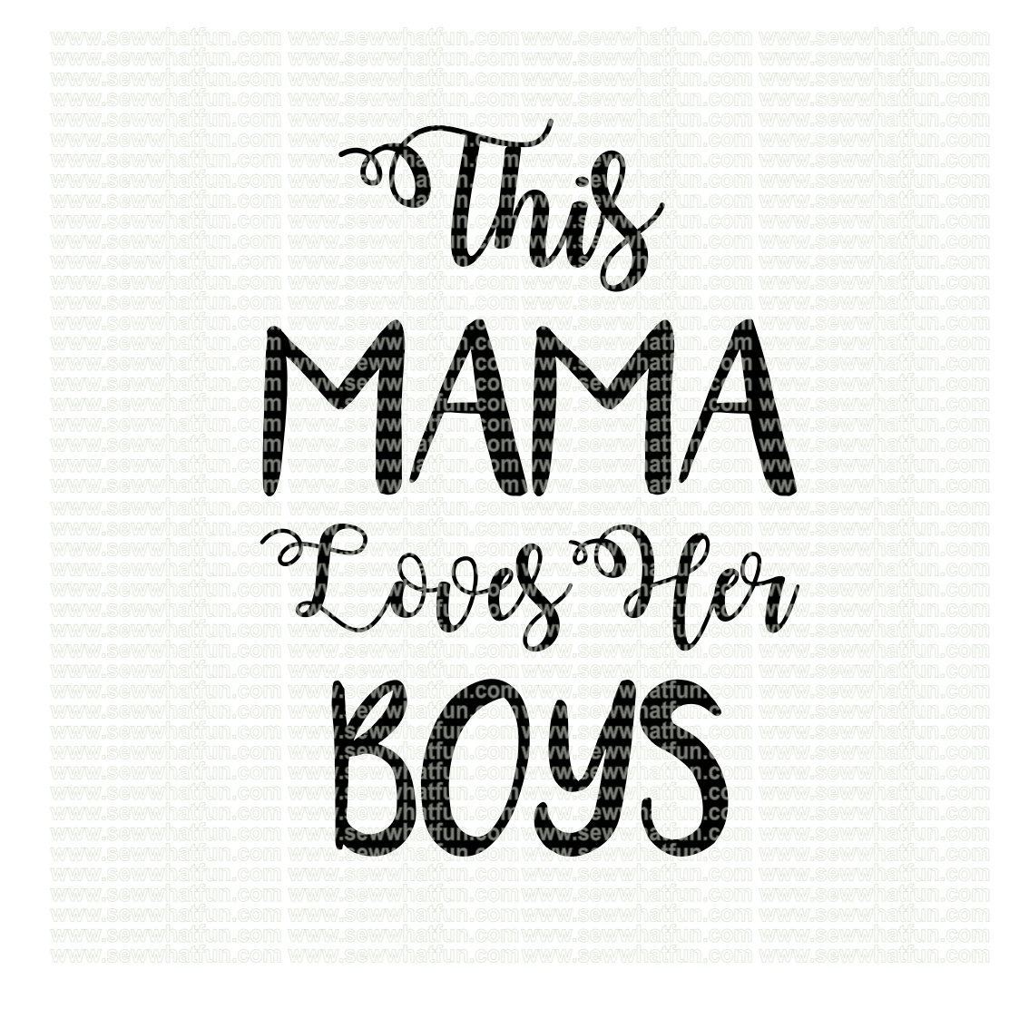 Download This Mama Loves Her Boys Svg Cutting File Vinyl File Svg Etsy