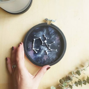 Costellazione Sagittario / Cielo notturno / Quadro stellare arte quilling / Regalo Segno Zodiacale / Regalo Natale / Regalo Compleanno/
